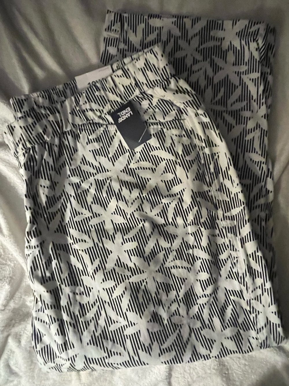 Brand New Lands' End Patterned Pants